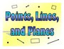 Points, Lines & Planes